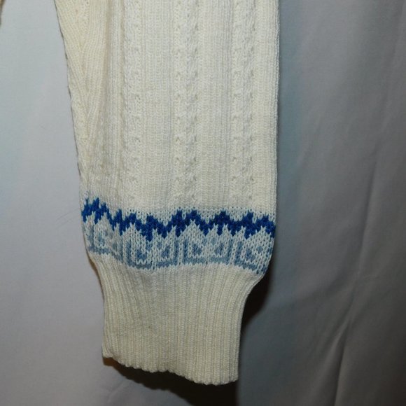 Rob Winter Vintage Sweater Snowflake Ski Snow - Picture 4 of 6